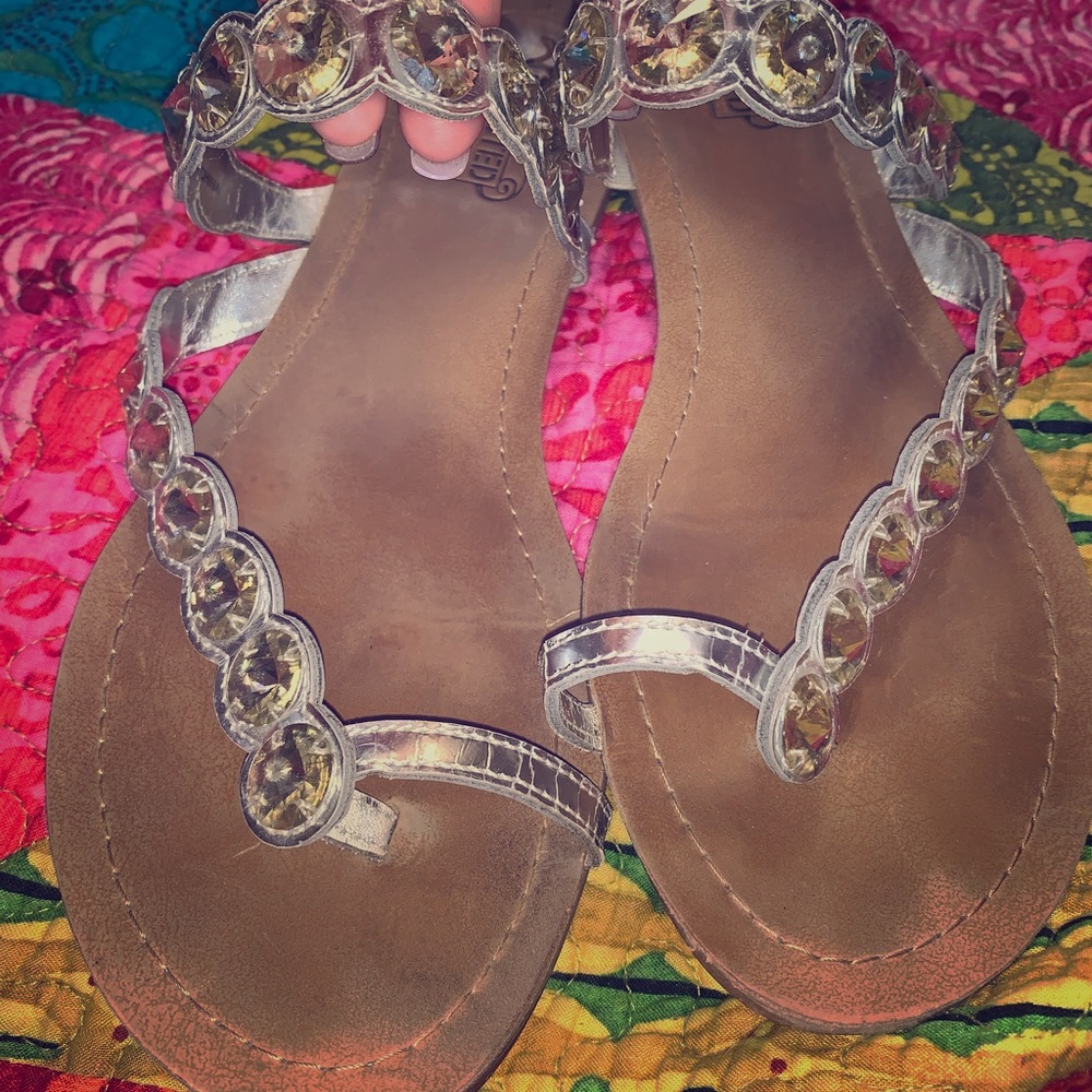 Rhinestone sandals